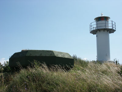 Peilstand direkt an der �resund-Br�cke