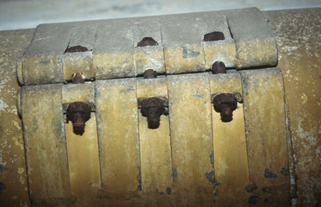 Manschette an den Lüfterrohren