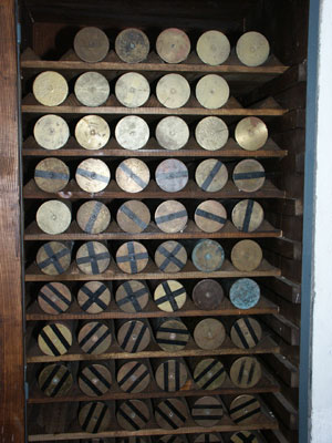 In einer Gesch�tzkasematte