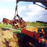 Die Bergung des M 19 aus dem Stützpunkt Agger
