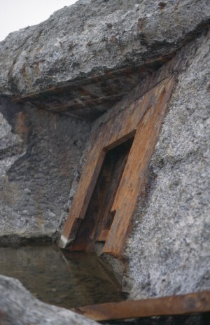 R 676, Scharte 770 P4 für 4,7 cm PaK K 36(t) am Strand von Husby