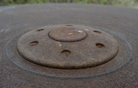 R 634 S�d, zentrale Decken�ffnung f�r Panzerrundblickfernrohr