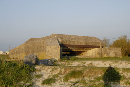 Le Bas de Gefosse: Doppelschartenstand f�r 5 cm Kwk