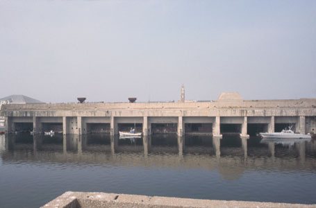 Der Werftbunker, s�dliche Na�boxen