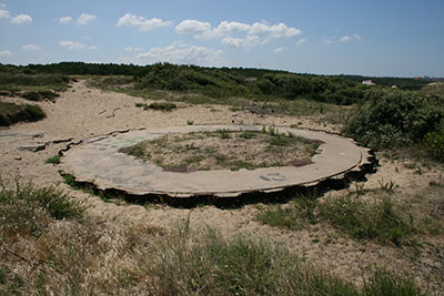 Gesch�tzbettung vor der Kasemattierung [Bruno P. Kohlenbach]