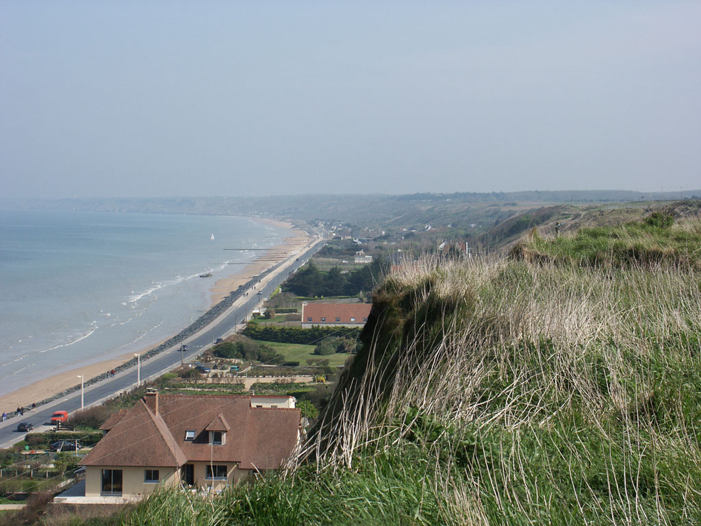 Blick �ber OMAHA in Richtung Osten