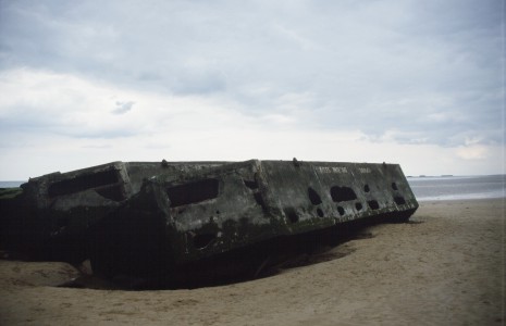 Ein Senkkastensegment des k�nstlichen Hafens