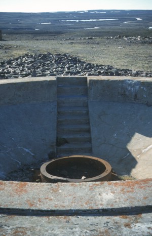 Kibergneset - Leitstand M 178, Bettung f�r Me�ger�teeinheit