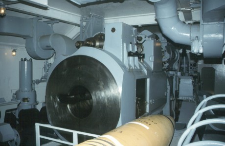 40,6cm Gesch�tz, Gesch�tzplattform, Verschlu�