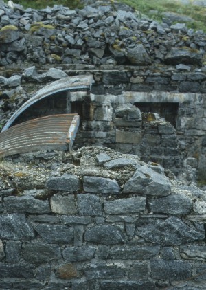 Batterie Gr�nsvik - feldm��ig erstellter Unterstand