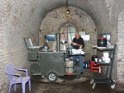 "Atzung" im Zwischenwerk VIIIb