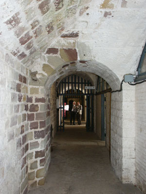 Gang bei den Unterk�nften