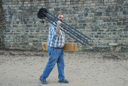 Ab zum Wohnmobil - die Heimfahrt dreut!
