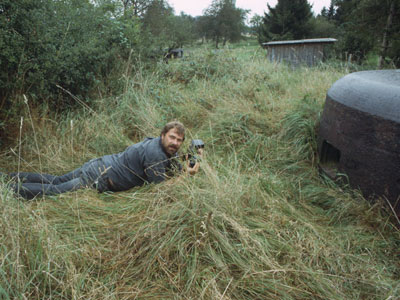 Ob das Loch wohl gro� genug ist ...? HLK bei der Arbeit [Foto DSK]